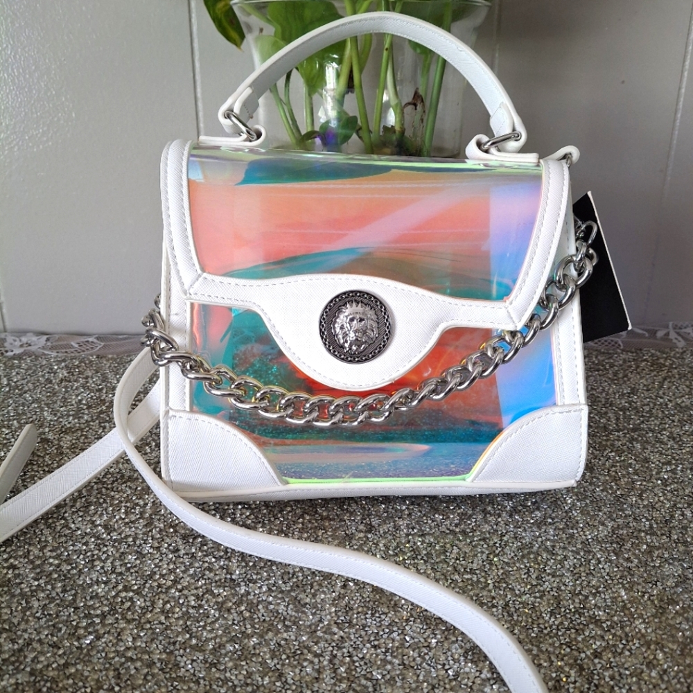 Holographic Aldo Handbag with Chain